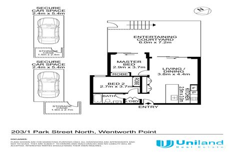 Property photo of 203/1 Park Street North Wentworth Point NSW 2127
