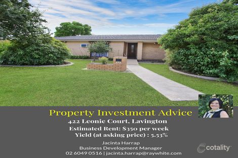 Property photo of 422 Leonie Court Lavington NSW 2641