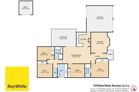 Property photo of 539 Hume Street Kearneys Spring QLD 4350