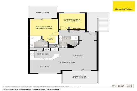Property photo of 46/20-22 Pacific Parade Yamba NSW 2464