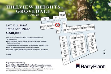Lot 2211 Panabeh Pl, Grovedale, VIC 3216