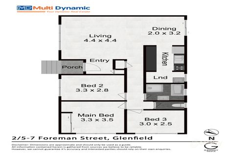 Property photo of 2/5 Foreman Street Glenfield NSW 2167