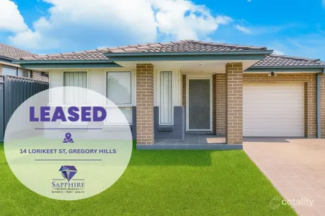 Property photo of 14 Lorikeet Street Gregory Hills NSW 2557
