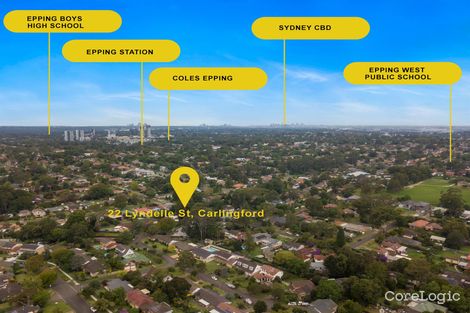 Property photo of 22 Lyndelle Place Carlingford NSW 2118