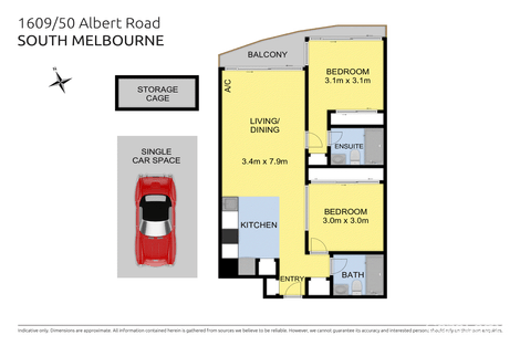Property photo of 1609/50 Albert Road South Melbourne VIC 3205