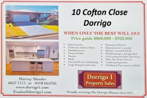 Property photo of 10 Cofton Close Dorrigo NSW 2453