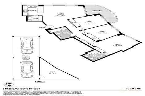 84/122 Saunders St, Pyrmont, NSW 2009