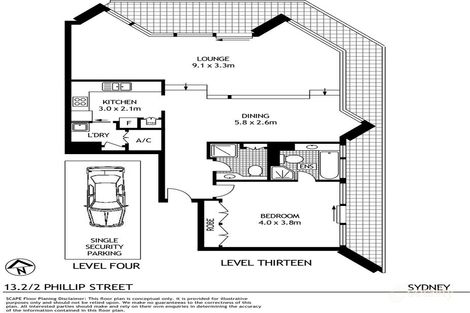 Property photo of 1302/2 Phillip Street Sydney NSW 2000