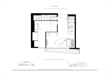 Property photo of 2603W/42-48 Balston Street Southbank VIC 3006