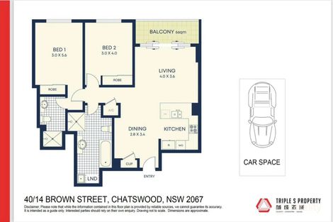 40/14 Brown St, Chatswood, NSW 2067