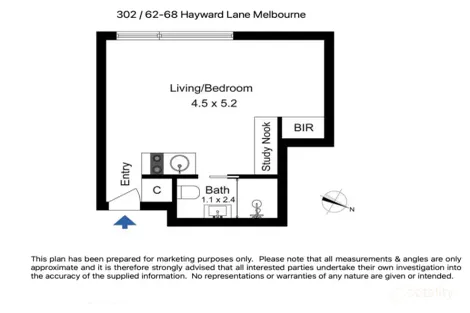 Property photo of 302/62-68 Hayward Lane Melbourne VIC 3000