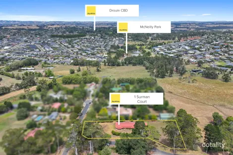Property photo of 1 Surman Court Drouin VIC 3818
