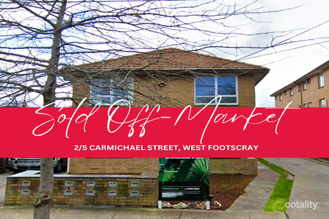 2/5 Carmichael St, West Footscray, VIC 3012