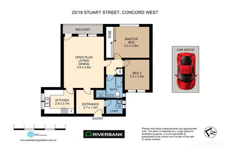 25/19 Stuart St, Concord West, NSW 2138