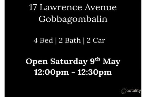 17 Lawrence Ave, Gobbagombalin, NSW 2650