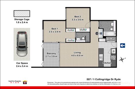 Property photo of 507/1 Collingridge Drive Ryde NSW 2112