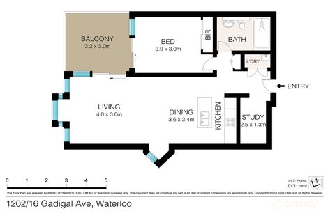 1202/16 Gadigal Ave, Waterloo, NSW 2017