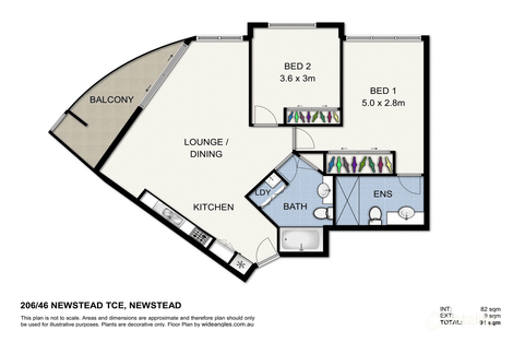 206/46 Newstead Tce, Newstead, QLD 4006