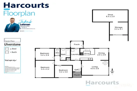 Property photo of 1 Travers Place Ulverstone TAS 7315