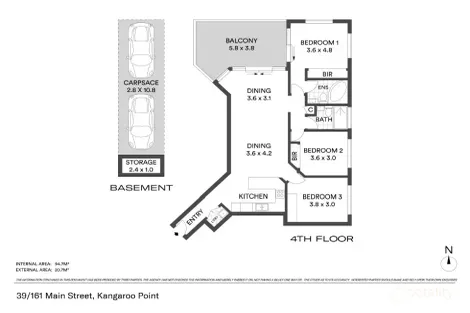 Property photo of 39/161 Main Street Kangaroo Point QLD 4169
