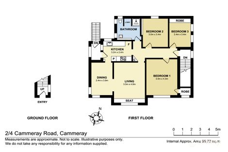 2/4 Cammeray Rd, Cammeray, NSW 2062