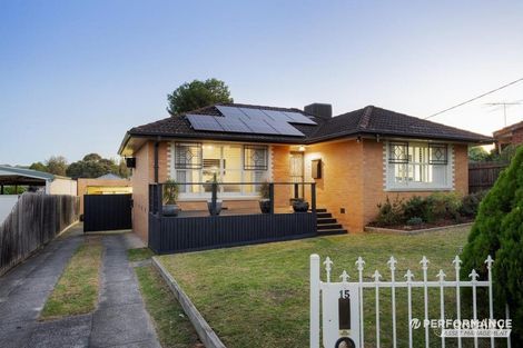 Property photo of 15 Eclipse Crescent Watsonia VIC 3087