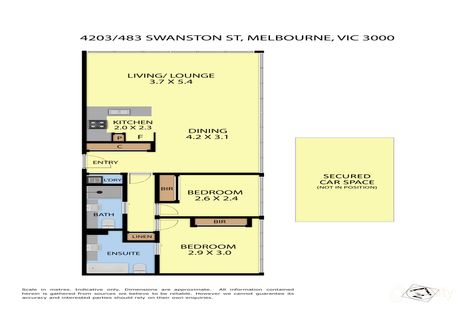 Property photo of 4203/483 Swanston Street Melbourne VIC 3000