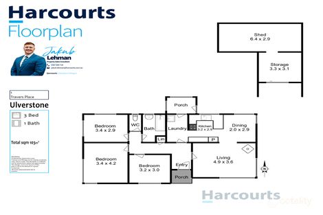 Property photo of 1 Travers Place Ulverstone TAS 7315