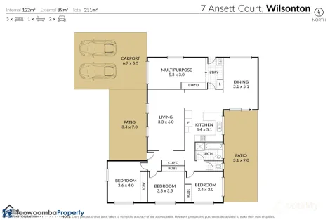 Property photo of 7 Ansett Court Wilsonton QLD 4350