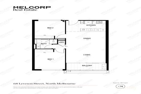 206/68-82 Leveson St, North Melbourne, VIC 3051