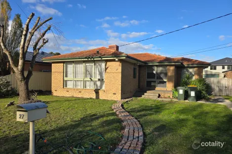 Property photo of 27 Wimmera Crescent Keilor Downs VIC 3038