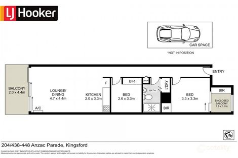 Property photo of 204/438-448 Anzac Parade Kingsford NSW 2032