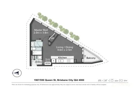 Property photo of 1907/550 Queen Street Brisbane City QLD 4000