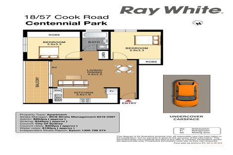 Property photo of 18/57-67 Cook Road Centennial Park NSW 2021