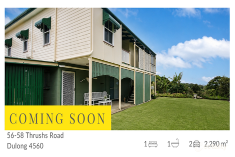 56-58 Thrushs Rd, Dulong, QLD 4560