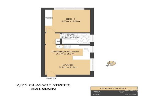 Property photo of 2/75 Glassop Street Balmain NSW 2041