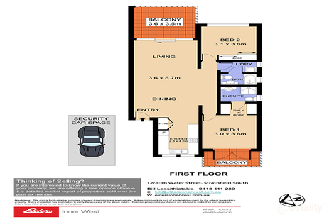 Property photo of 12/8-16 Water Street Strathfield South NSW 2136