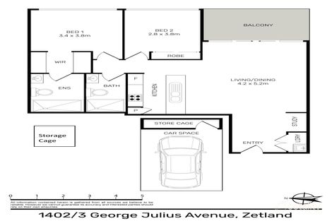 Property photo of 1402/3 George Julius Avenue Zetland NSW 2017