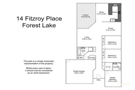 14 FITZROY PL, FOREST LAKE, QLD 4078