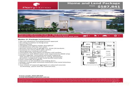 Lot 155 Moonee Creek Dr, Moonee Beach, NSW 2450