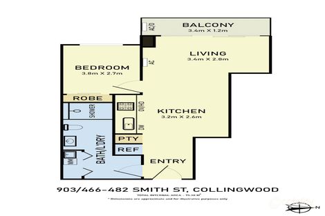 Property photo of 903/470 Smith Street Collingwood VIC 3066