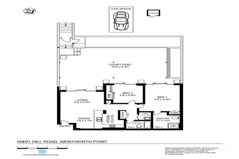 Property photo of 104/21 Hill Road Wentworth Point NSW 2127