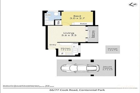 66/77-83 Cook Rd, Centennial Park, NSW 2021