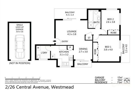 Property photo of 2/26 Central Avenue Westmead NSW 2145