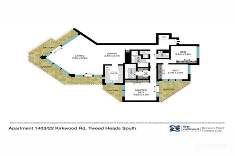 1403/22 Kirkwood Rd, Tweed Heads South, NSW 2486