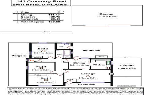Property photo of 141 Coventry Road Smithfield Plains SA 5114