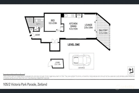 Property photo of 105/2 Victoria Park Parade Zetland NSW 2017