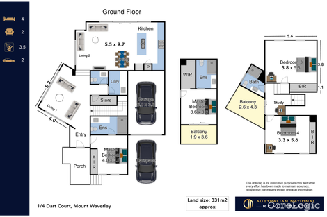 Property photo of 1/4 Dart Court Mount Waverley VIC 3149