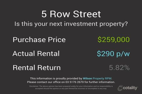 Property photo of 5 Row Street Traralgon VIC 3844