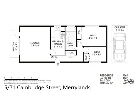 Property photo of 5/21-23 Cambridge Street Merrylands NSW 2160